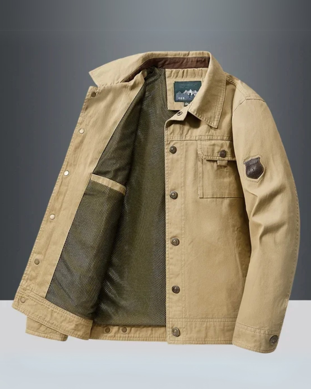 Jaqueta Casual Masculina em Algodão Zatino