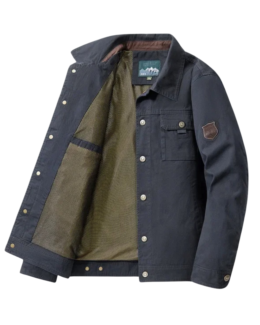 Jaqueta Casual Masculina em Algodão Zatino