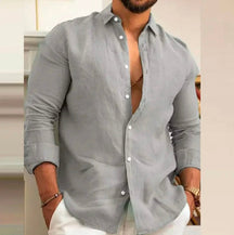Camisa de Linho Premium Masculino