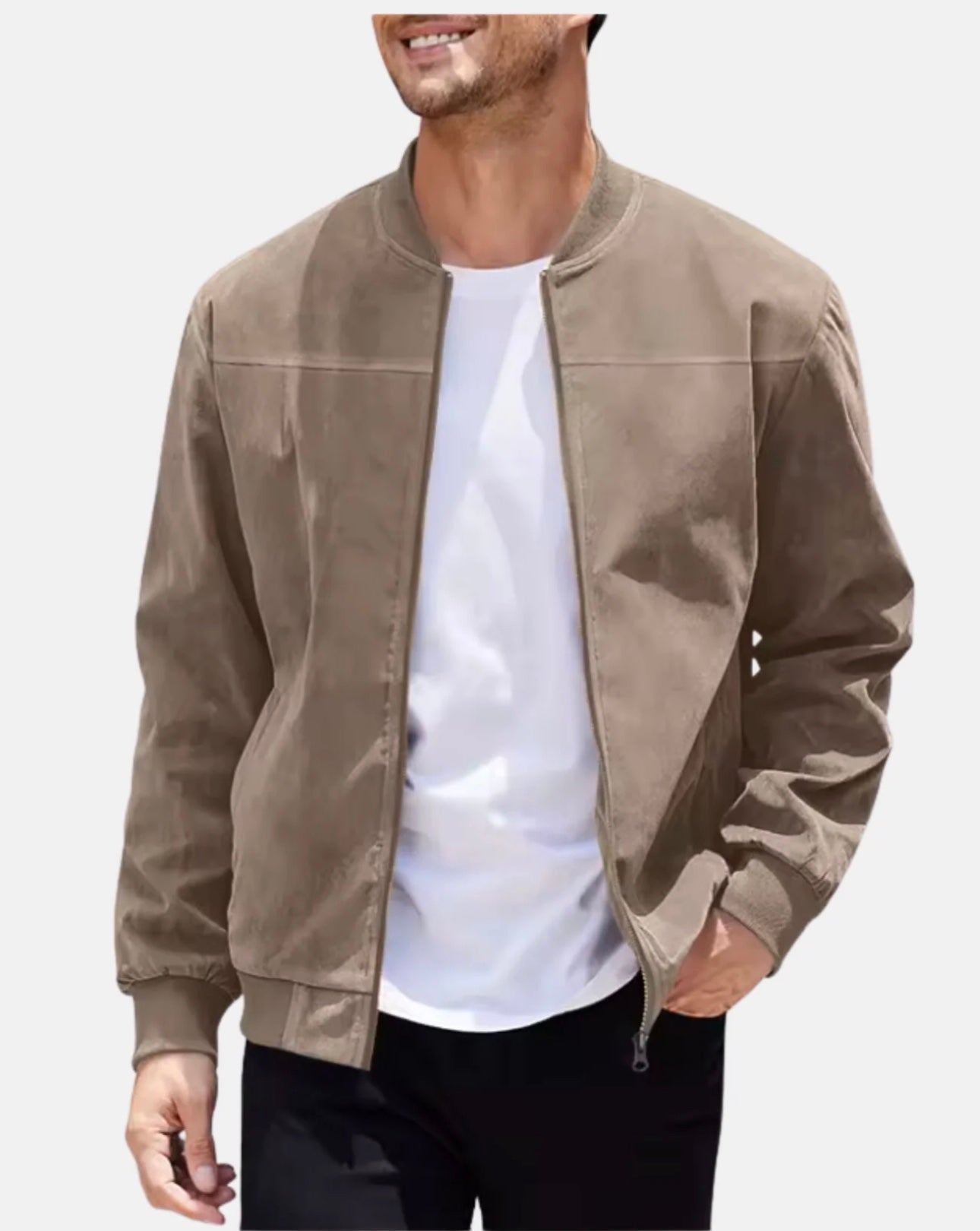Jaqueta Masculina de Camurça Renoir