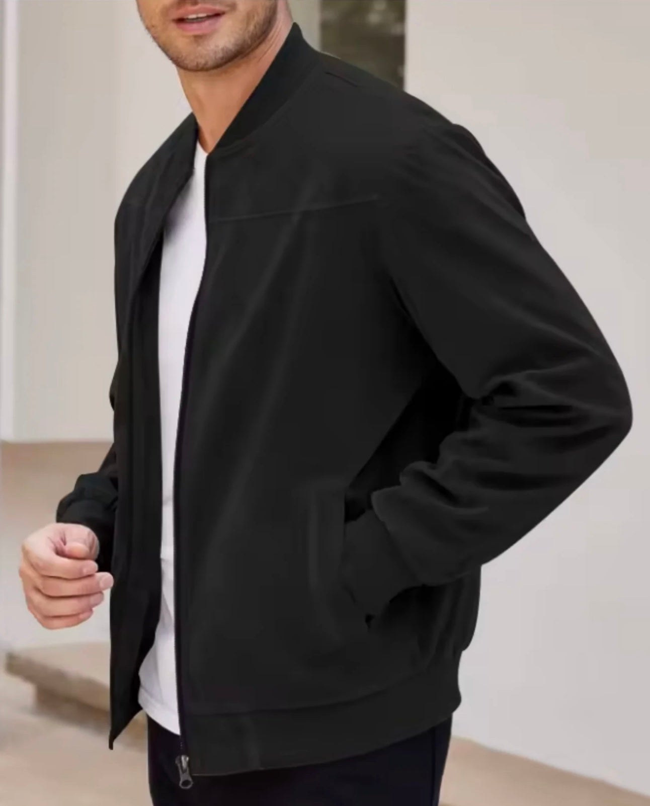 Jaqueta Masculina de Camurça Renoir