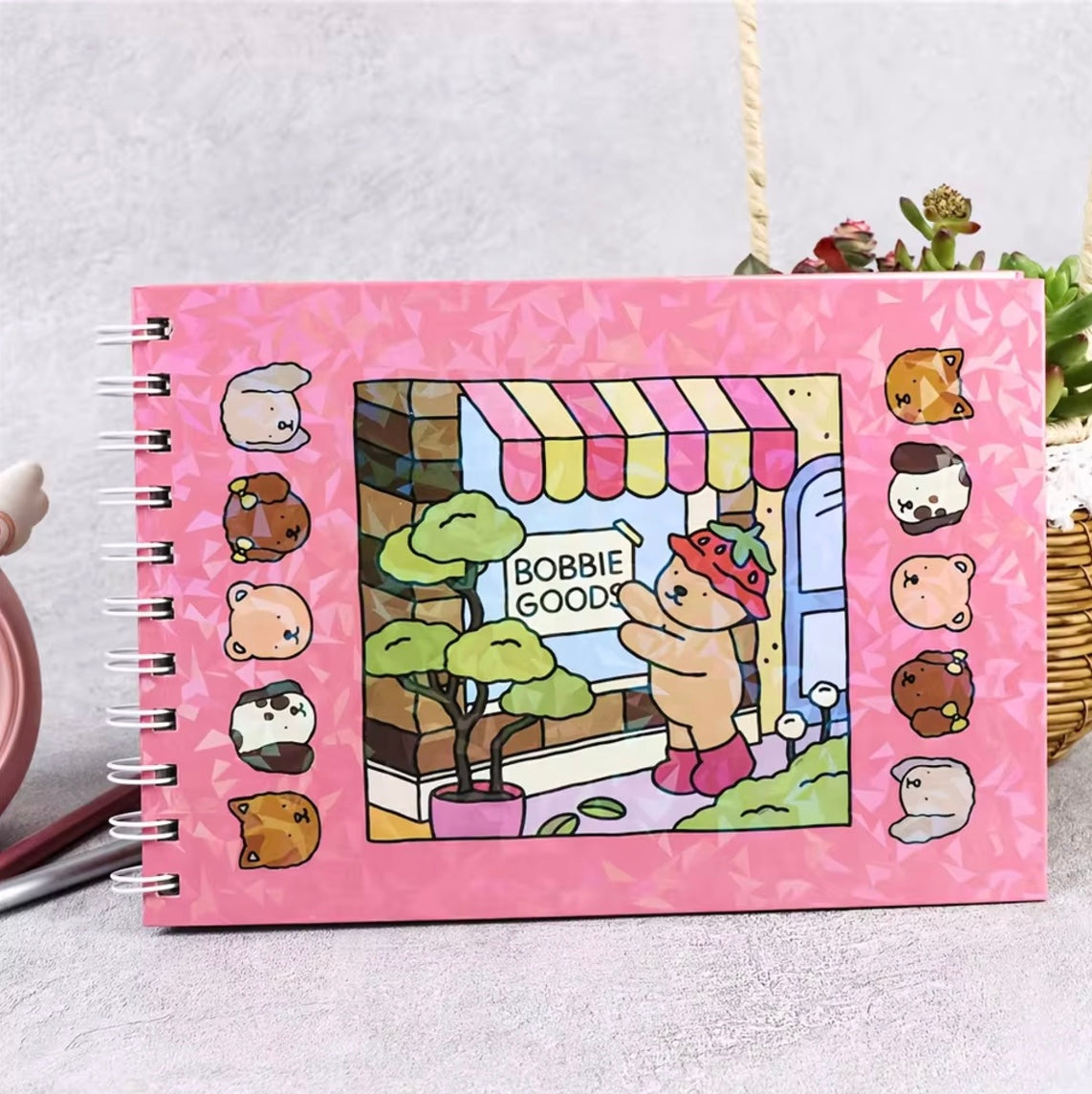 Kit Bobbie Goods com 100 Páginas + BRINDE - Livro de Colorir + Canetas Dupla Face