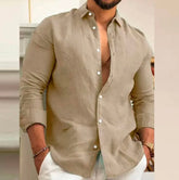 Camisa de Linho Premium Masculino